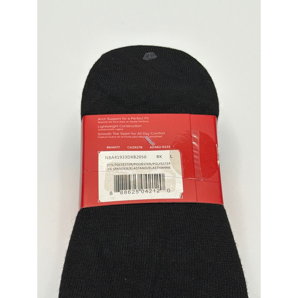 New‎ Balance Mens Lightweight No Show Liner Socks Black 10 Pair Pack Size L - Picture 4 of 5